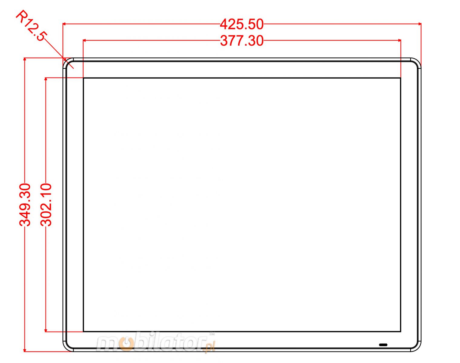 BiBox 19-I510 19 inch touchscreen industrial pc panel